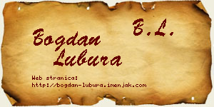 Bogdan Lubura vizit kartica